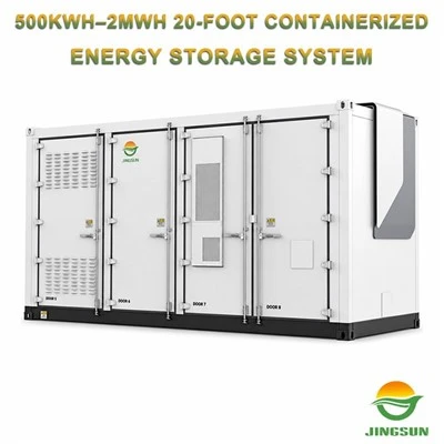 Sistema de armazenamento de energia em contêineres de 500 kWh a 2 MWh de 20 pés